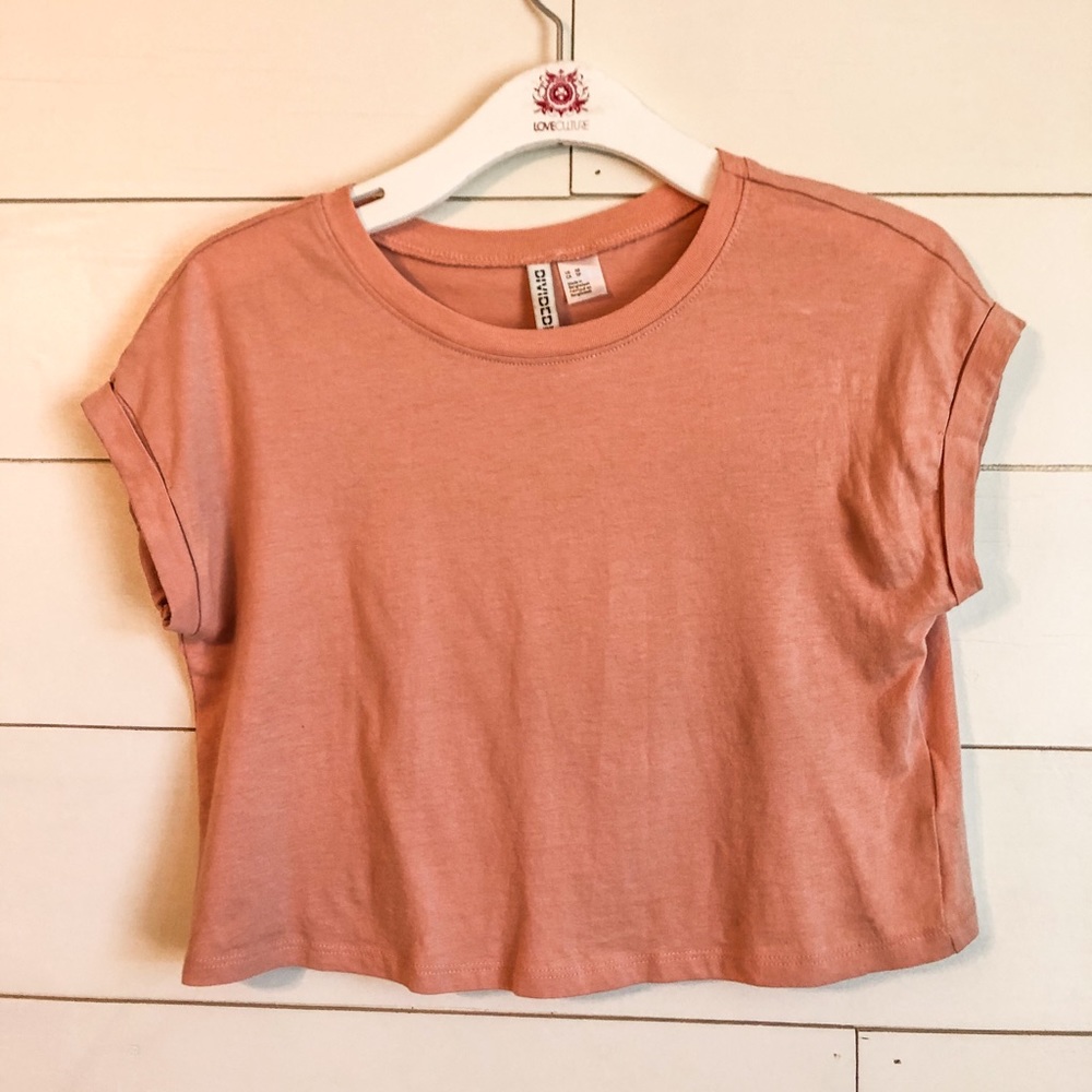 Pink Crop Top